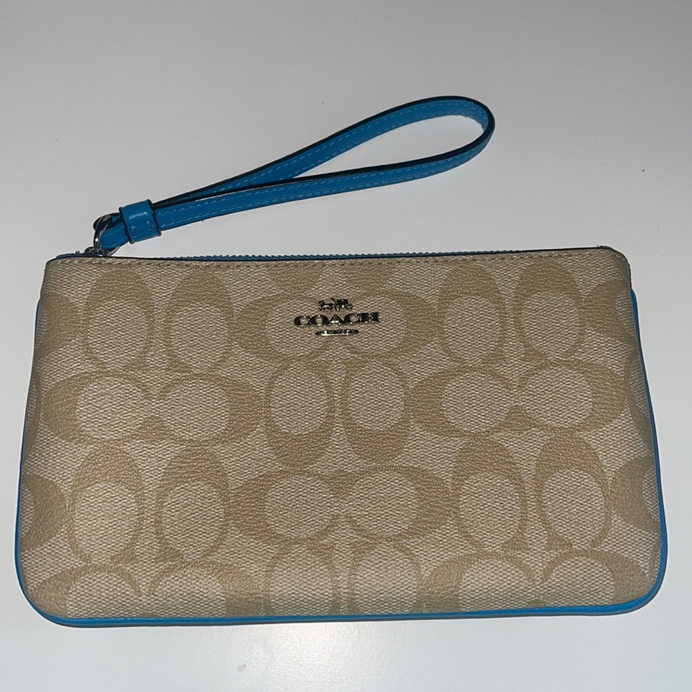 Coach large wristlet